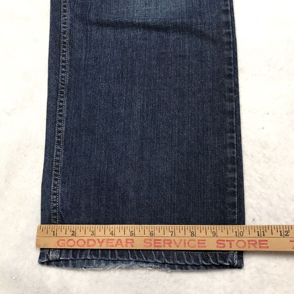 Y2K LEVIS 569 Jean Men 38x30(36/30 tag) Loose Straight Wide Leg Dark Wash Skater - Picture 10 of 15